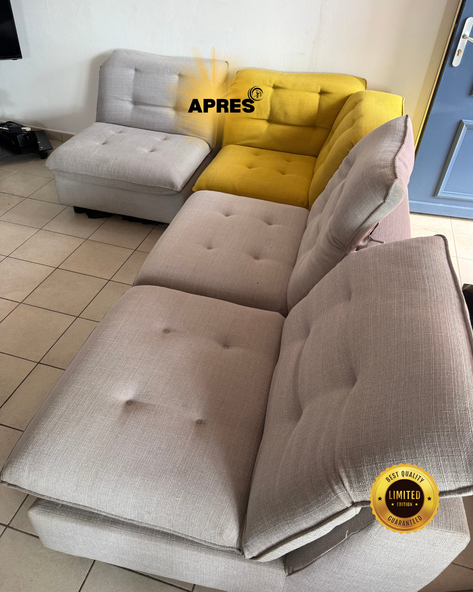 Apres Nettoyage canapé à domicile