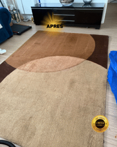Tapis après nettoyage à Orly (94) résultat après intervention